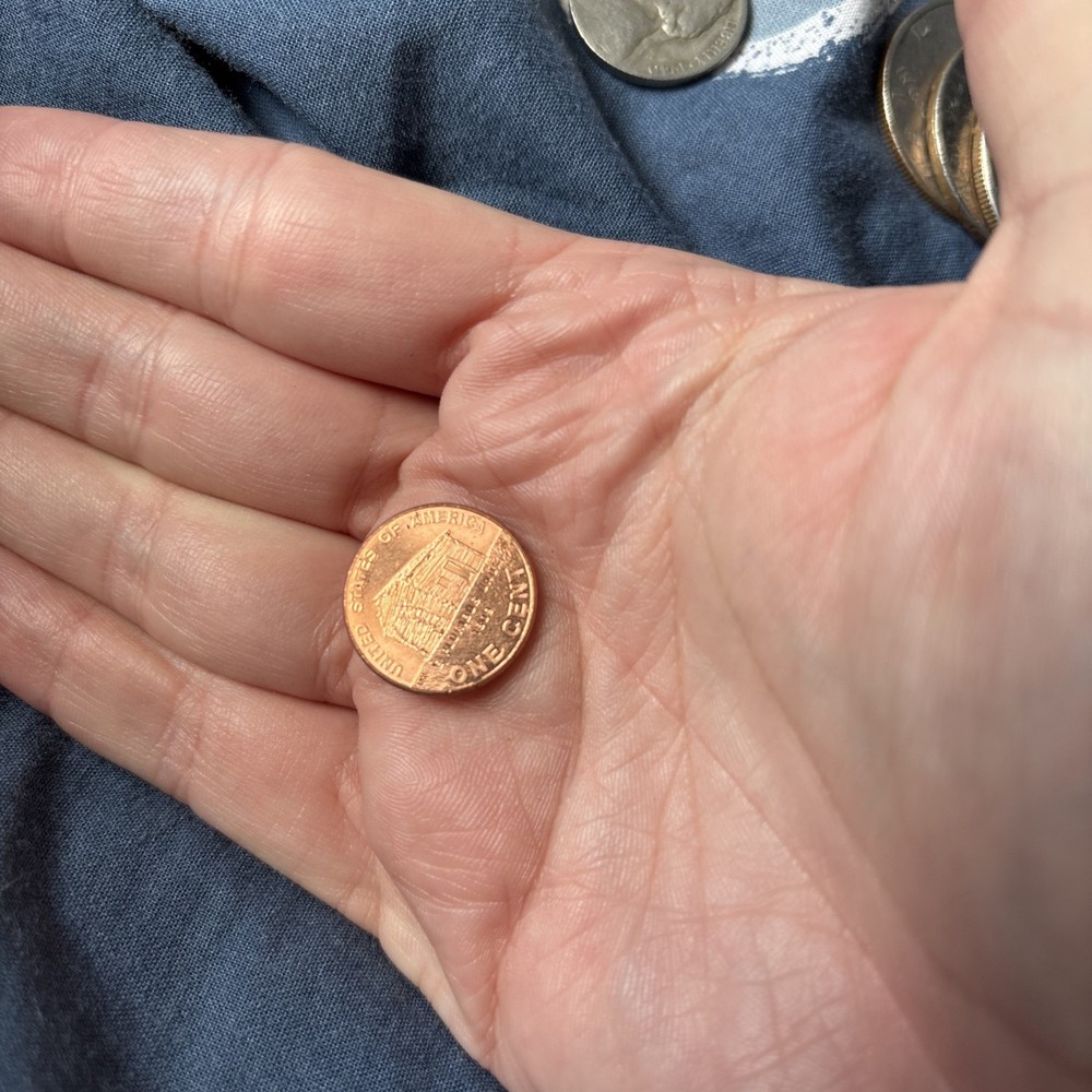 2009 D Penny. Log Cabin.