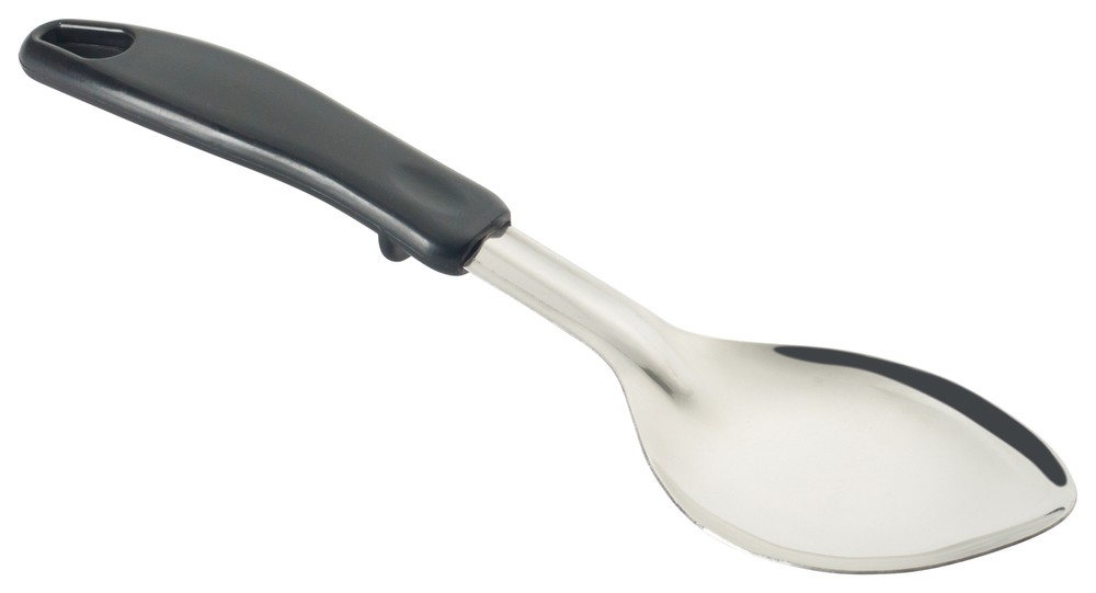 11" Solid Basting Spoon, Stop Hook Plastic Hdl, S/S (12 Each)