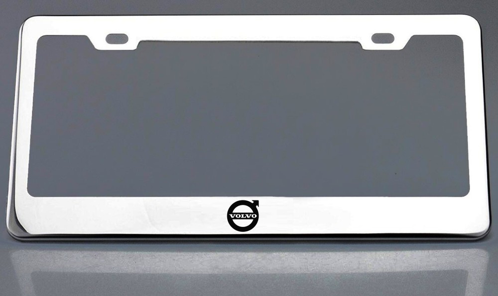 Custom Volvo Logo license plate frame