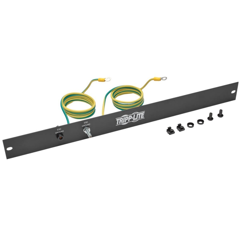 TRIPP LITE SRGROUNDPANELBC SmartRack 1U ESD Grounding Panel