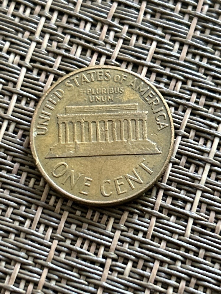 1964 D penny with errors