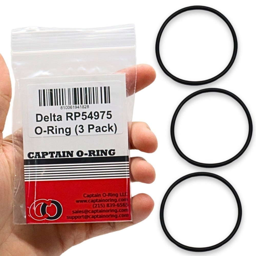 Replacement RP54975 / 54975 O-Rings for Select Delta Faucets (3 Pack)