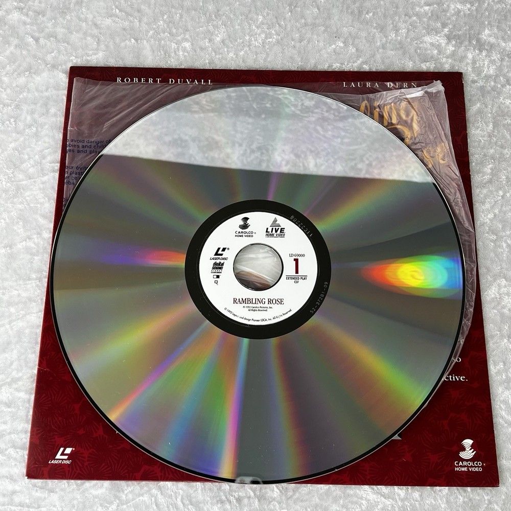 Rambling Rose Laserdisc - 1992