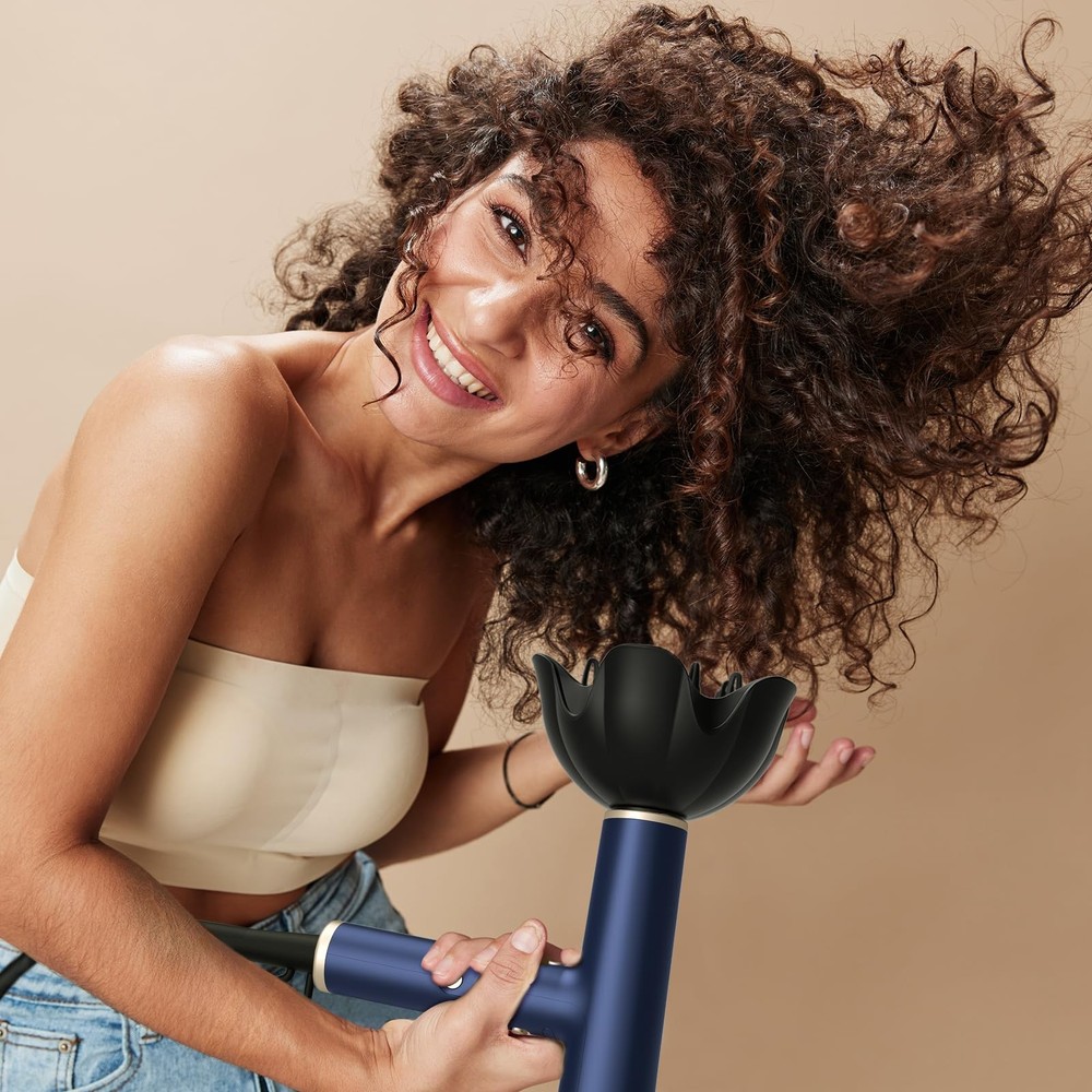 Professional Hair Dryer with Diffuser Fast Drying 200 Million Ionic Blow Drye...