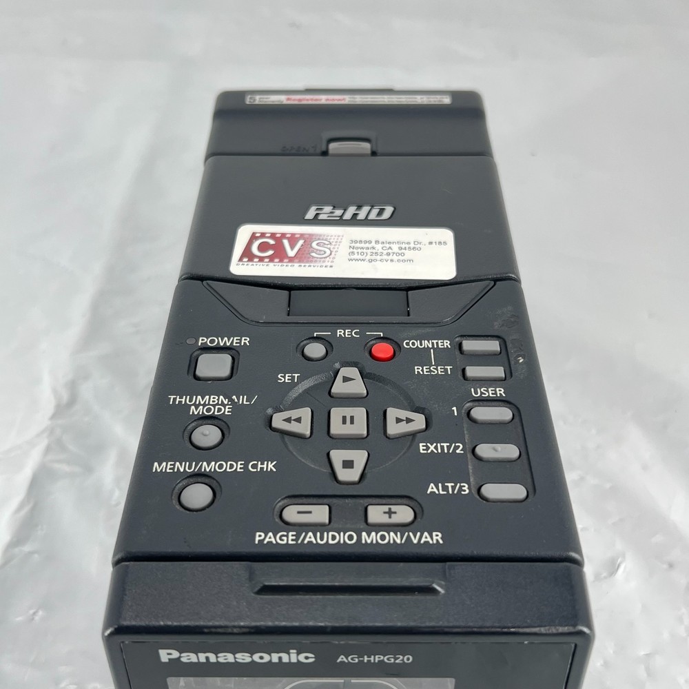 Panasonic AG-HPG20 Memory Card Portable Recorder Untested