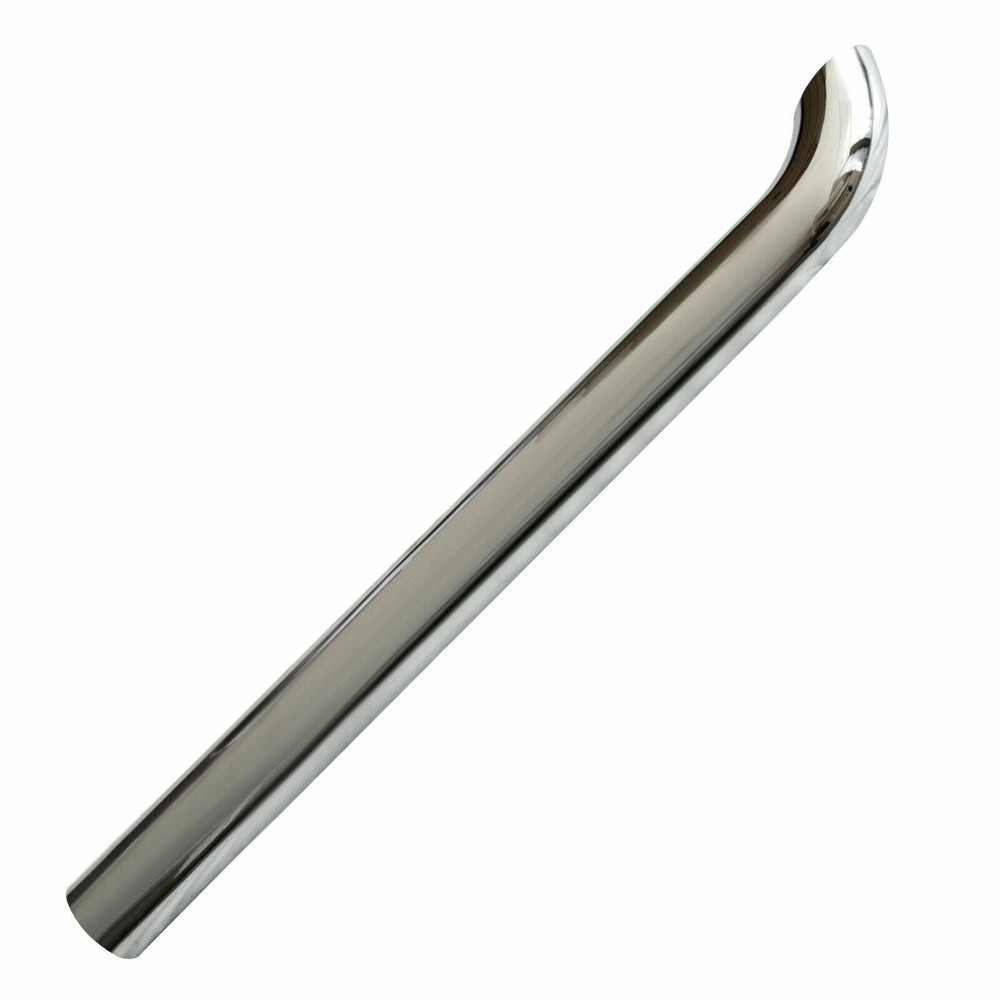 BOZZ Stack Pipe 4" × 60" Od Chrome Curved