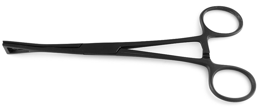 Pennington Forceps Black 6 inch standard piercing tool