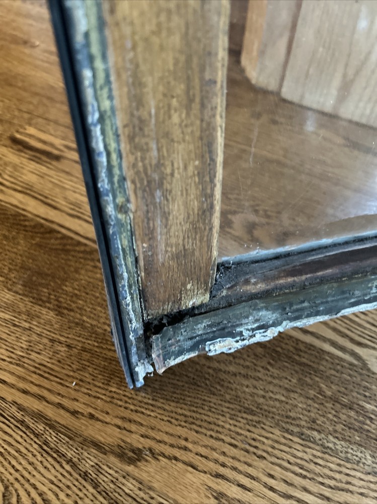 Antique Vintage Glass Window Frame