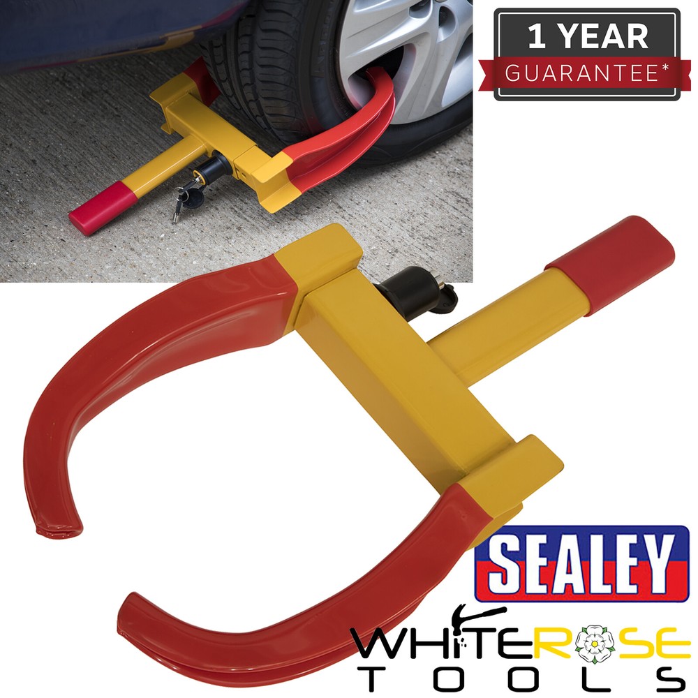 Sealey Claw Car Wheel Clamp with Lock & Key