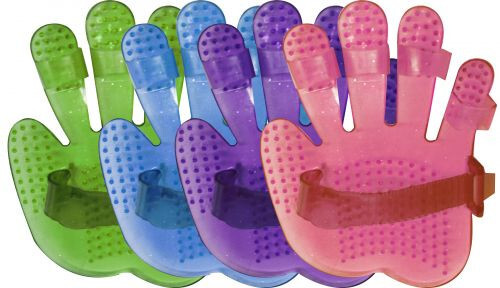 Showman Adjustable Rubber Curry Mit