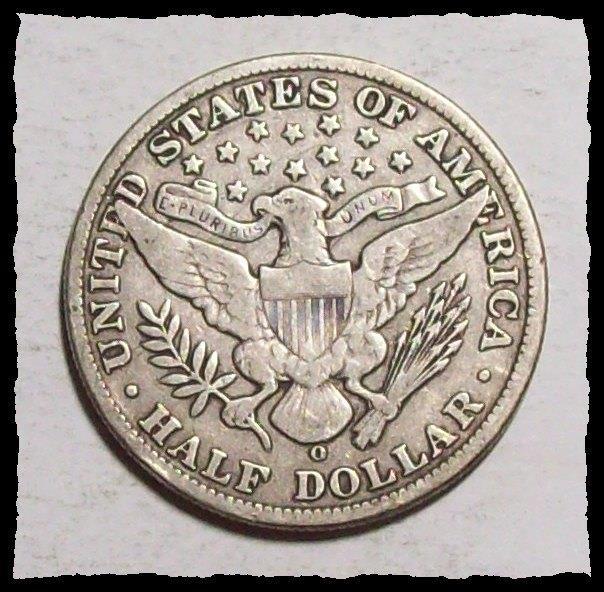 1908-O BARBER HALF DOLLAR Original Solid Fine #1D18