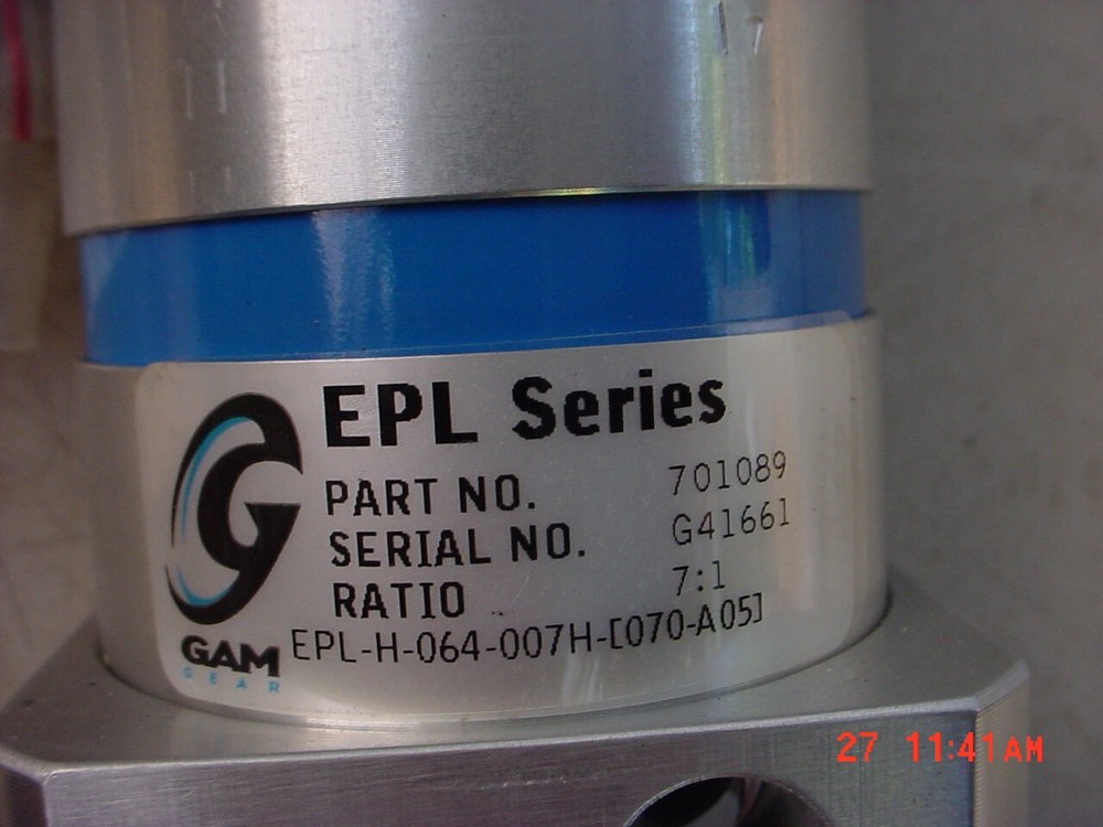 GAM EPL-H-064-007H Planetary Gearbox 7:1 Ratio Gear head