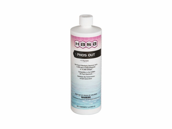 PHOS OUT. PHOSPHATE REMOVER - QUART  (HASA INC - 77121)
