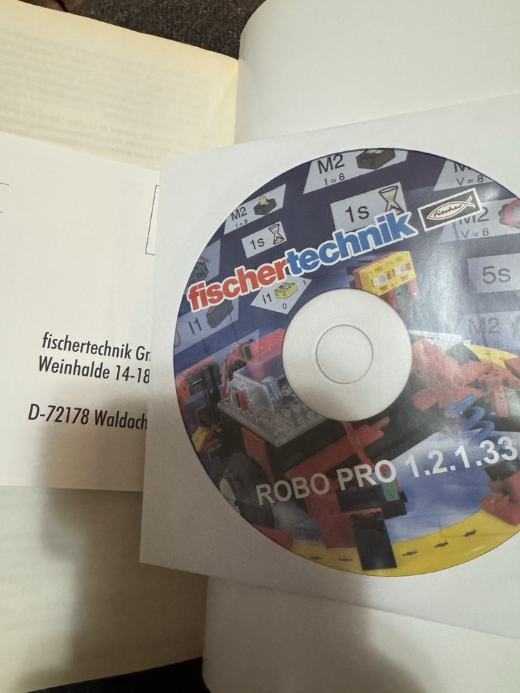 fischertechnik ROBO Pro Software Handbook+CD