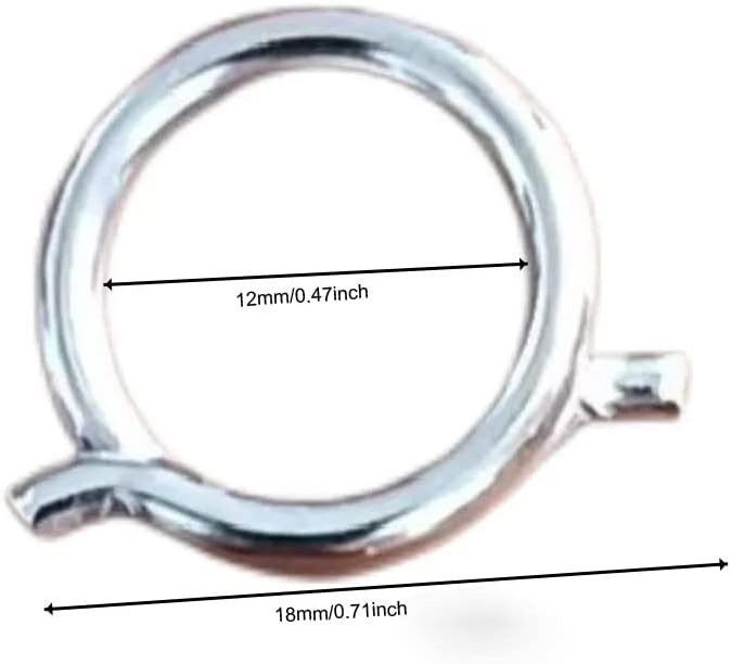 5 Pack Poultry Shears Spring Replacement Kitchen Springs Nickel,silver