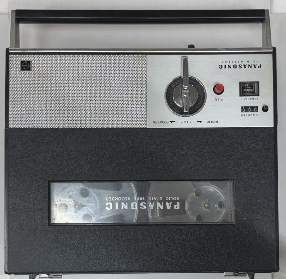 Vintage Panasonic Solid State Tape Recorder (Read Description)