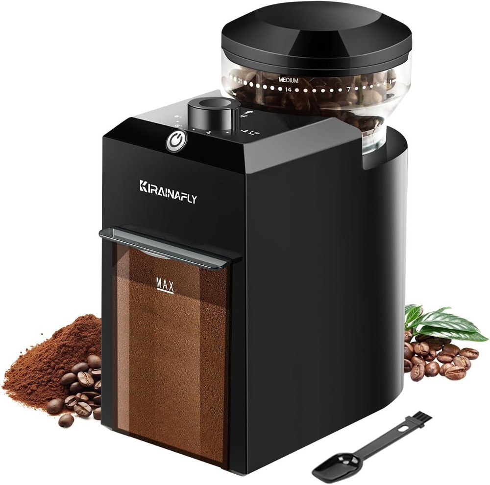 Electric Burr Coffee Grinder, Adjustable coffee grinder Precise Grind