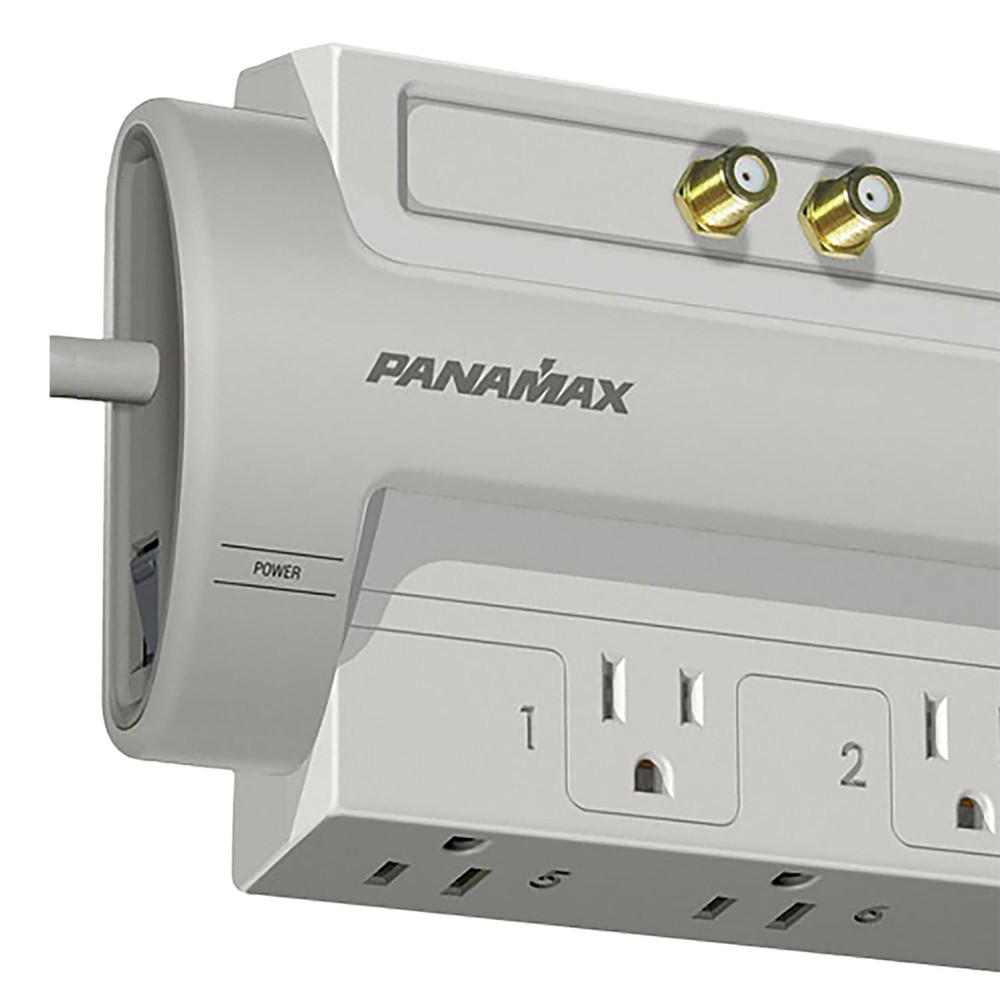 Panamax SP8-AV AC-Telephone-Coax Surge Protector - Silver
