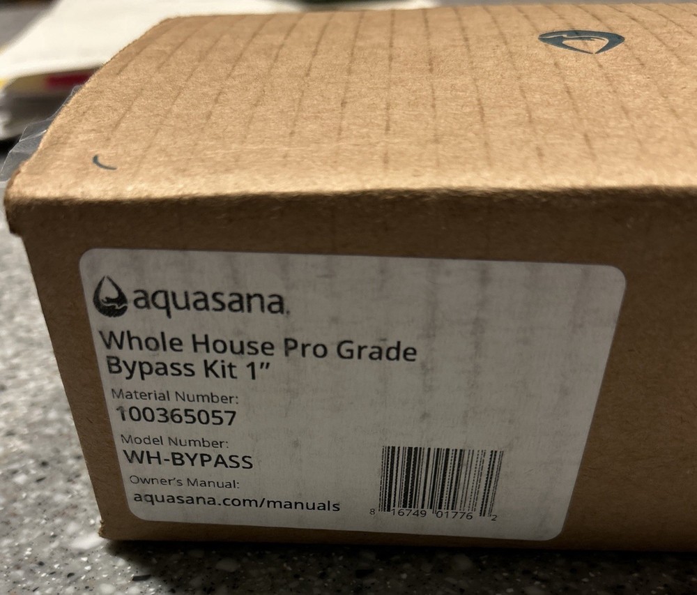 Aquasana Bypass Kit WH-BYPASS