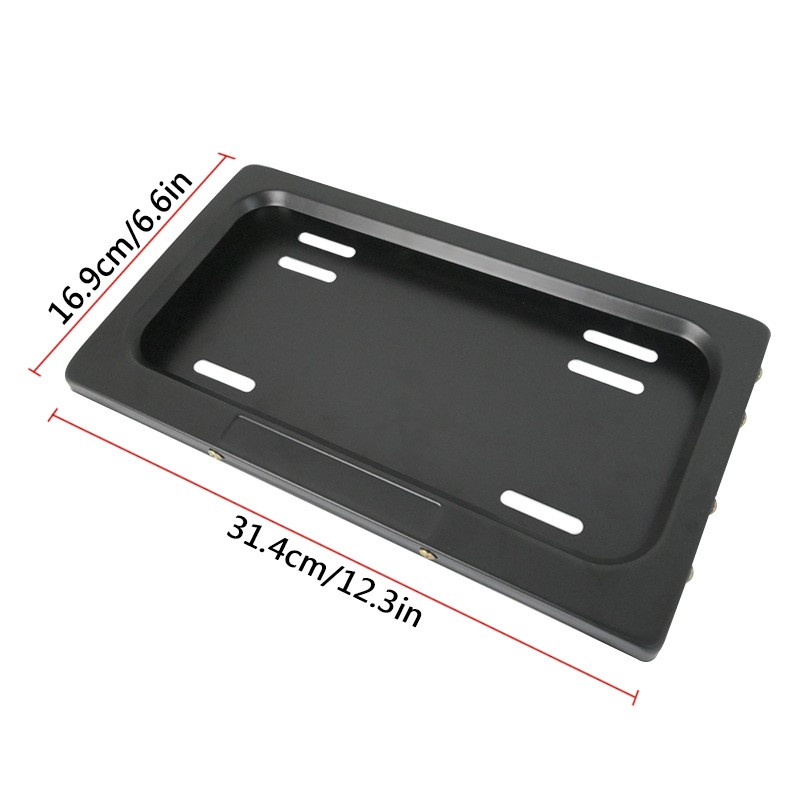 2PCS Rear License Plate Frames Universal License Plate Tag Holder, Front & Back