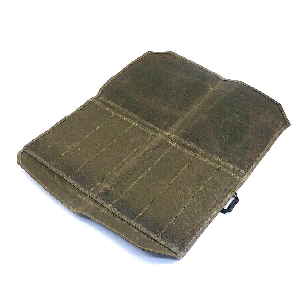 Waterproof Foldable Canvas Chef Knife Bag Roll Kitchen Culinary Storage Tools