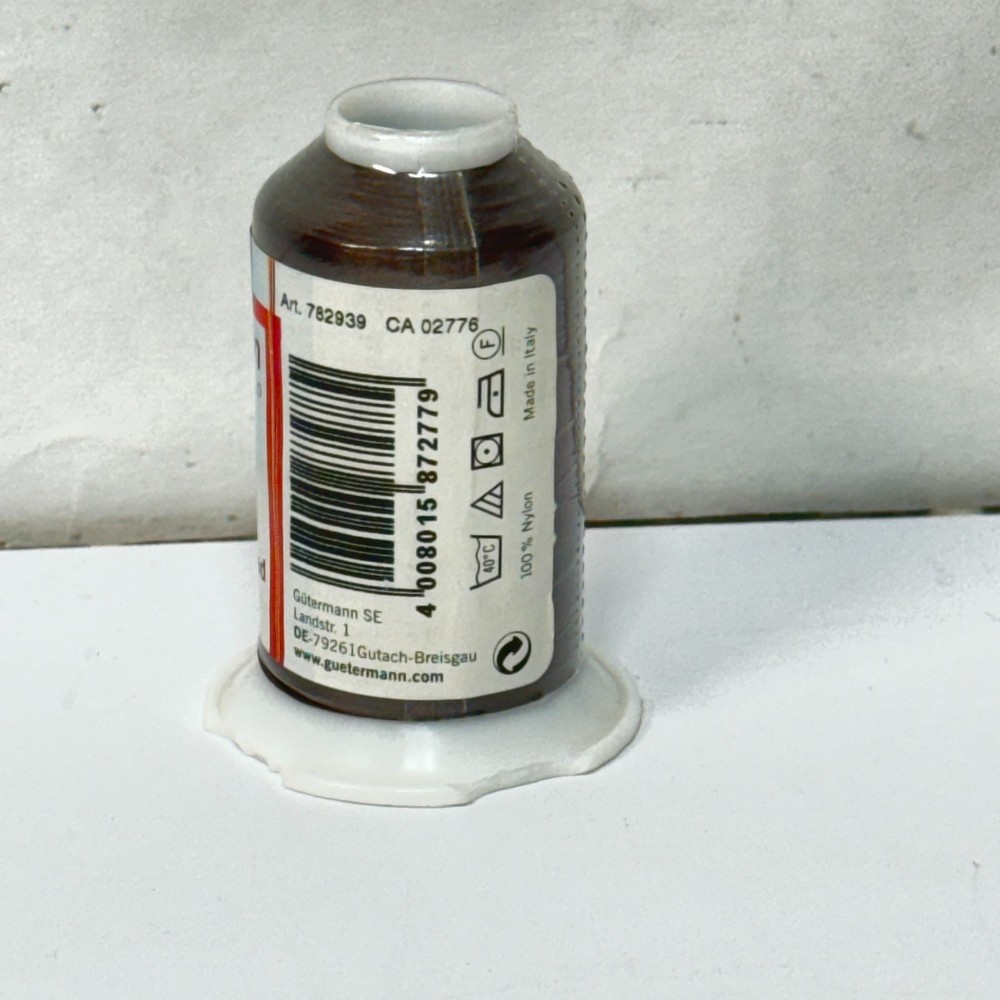 Gutermann Bulky Nylon Thread Overlocking, Textured, 2330 Brown, 1000M