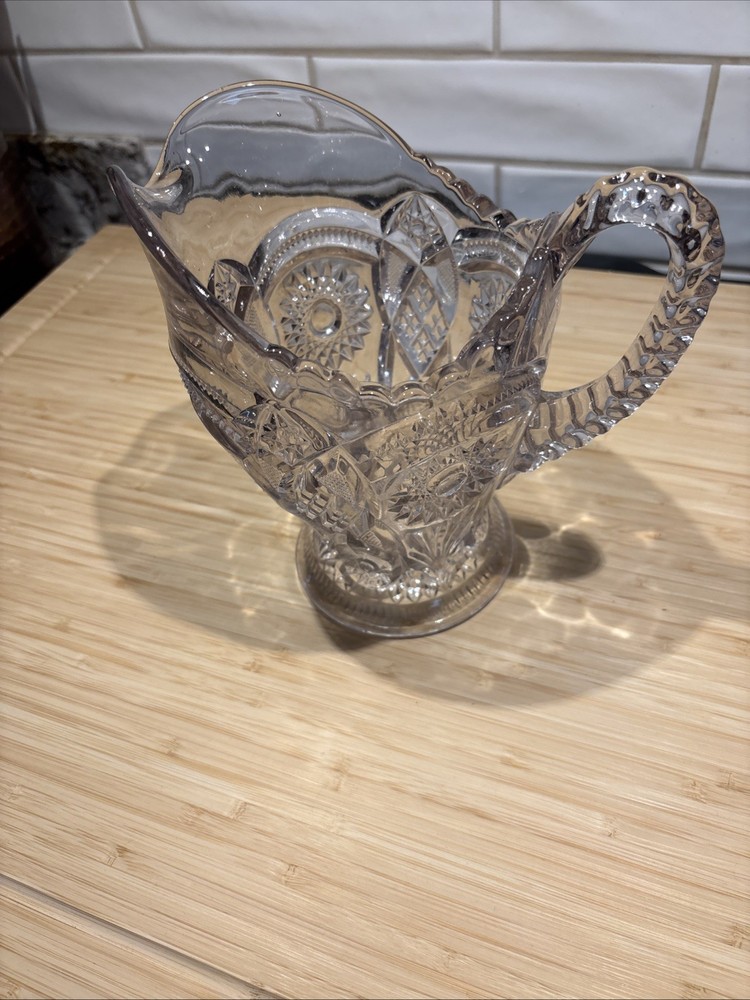 Victorian Cut Glass Pitcher