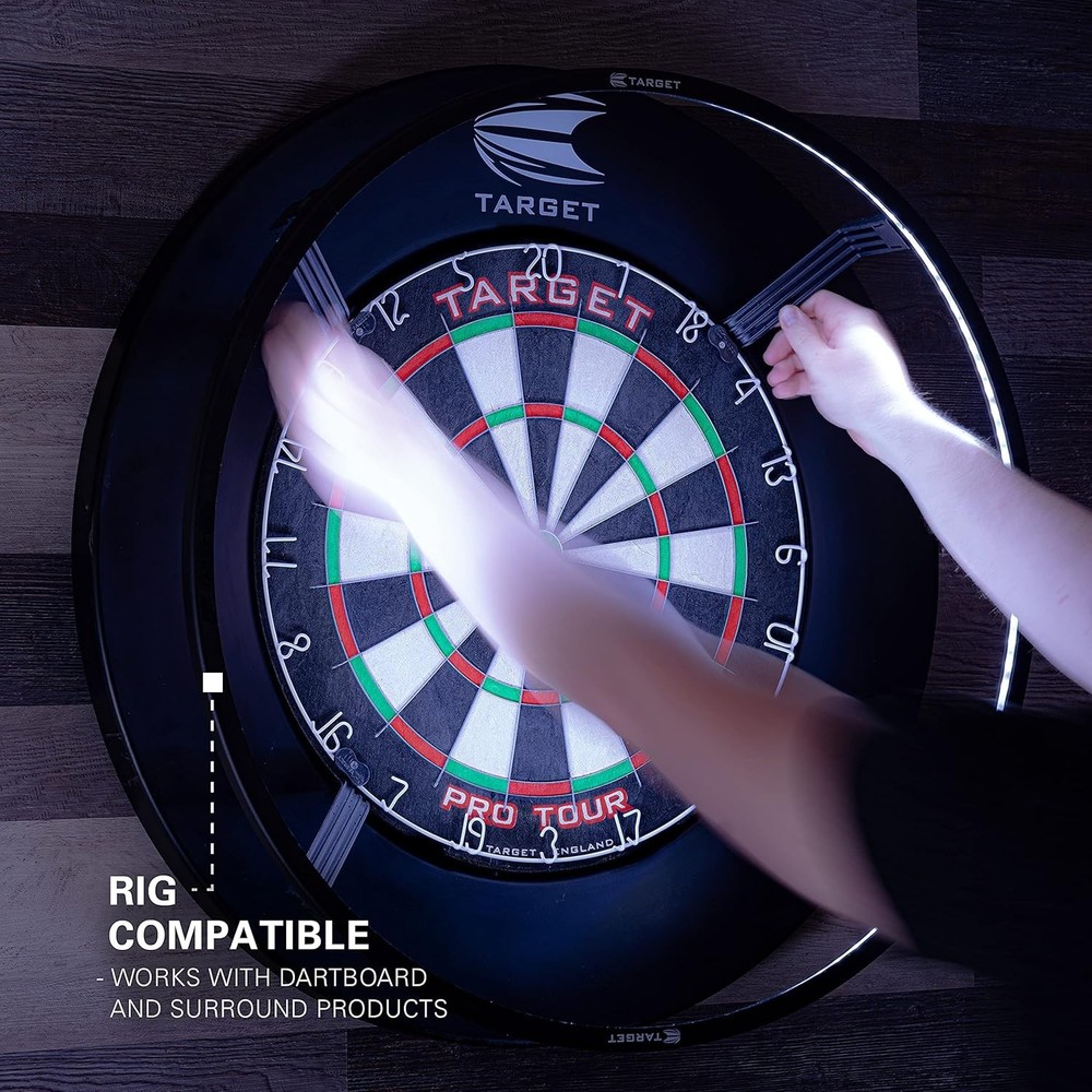 Corona Vision Dartboard LED Light - Complete Shadowless Coverage, Fits Any Board