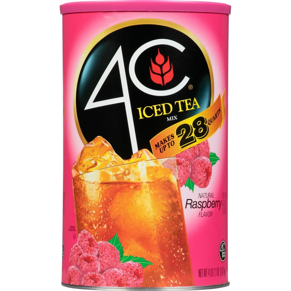 4C Raspberry Iced Tea Mix, 66.1 oz, 1 Ct....