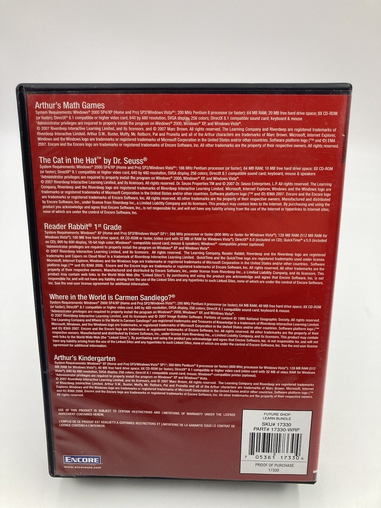 Encore Learn Bundle- Ensemble D’Apprentissage - 5 Learning Discs-Pre Owned