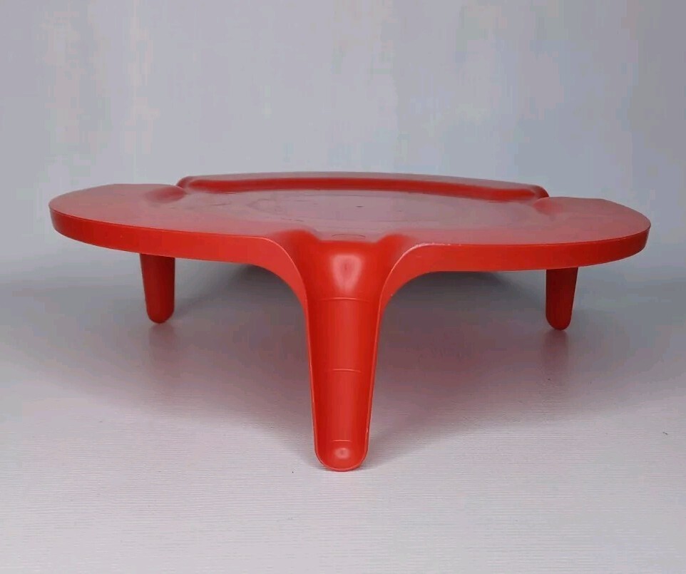 Nordic Ware Microwave Plate Stacker Two Plates At Once Red Plastic