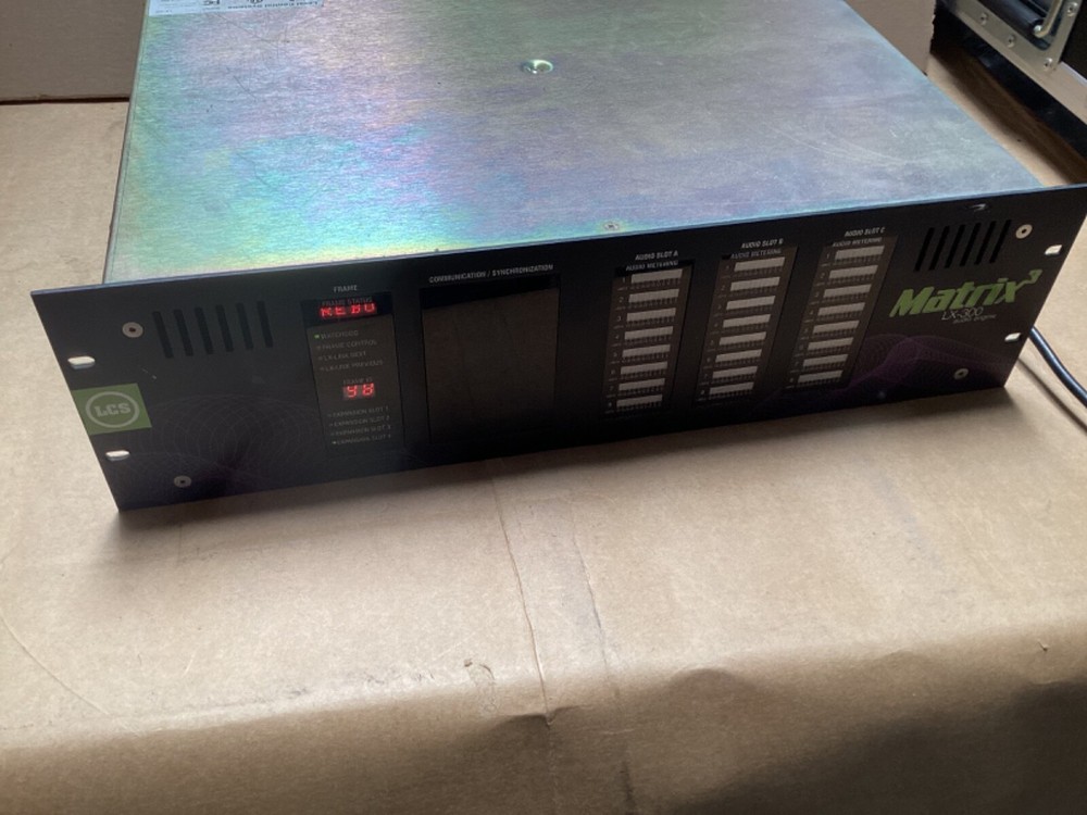 Meyer Sound LX-300 Matrix 3 Processor With Cards Error Codes Free Shipping