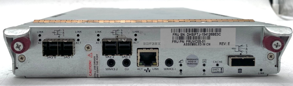 DOT HILL FRUVC05-01 GALLIUM DISK ARRAY SAS CONTROLLER MODULE 81-00000078-00-09