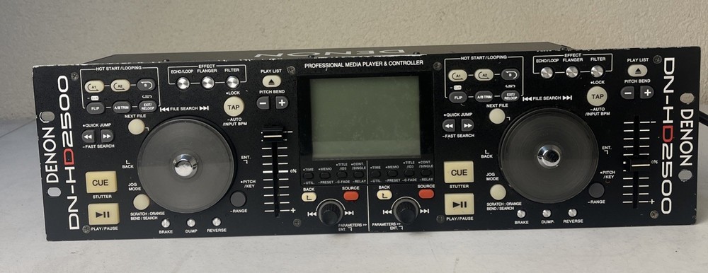 Denon DN-HD2500 Professional Media Player & Controller Dual Deck DJ Controller