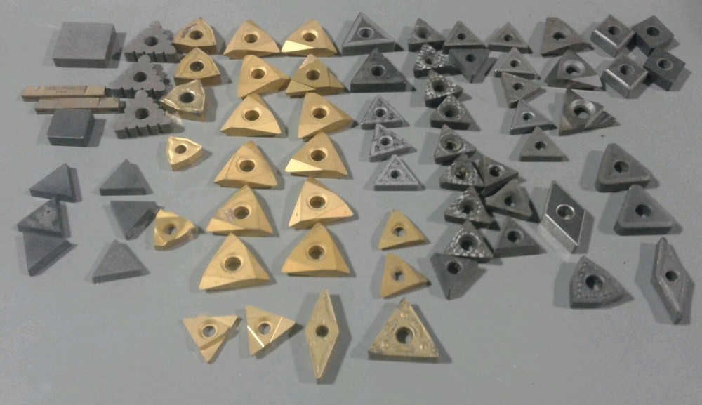 Misc Lot of (72) Carbide Turning Tool Inserts