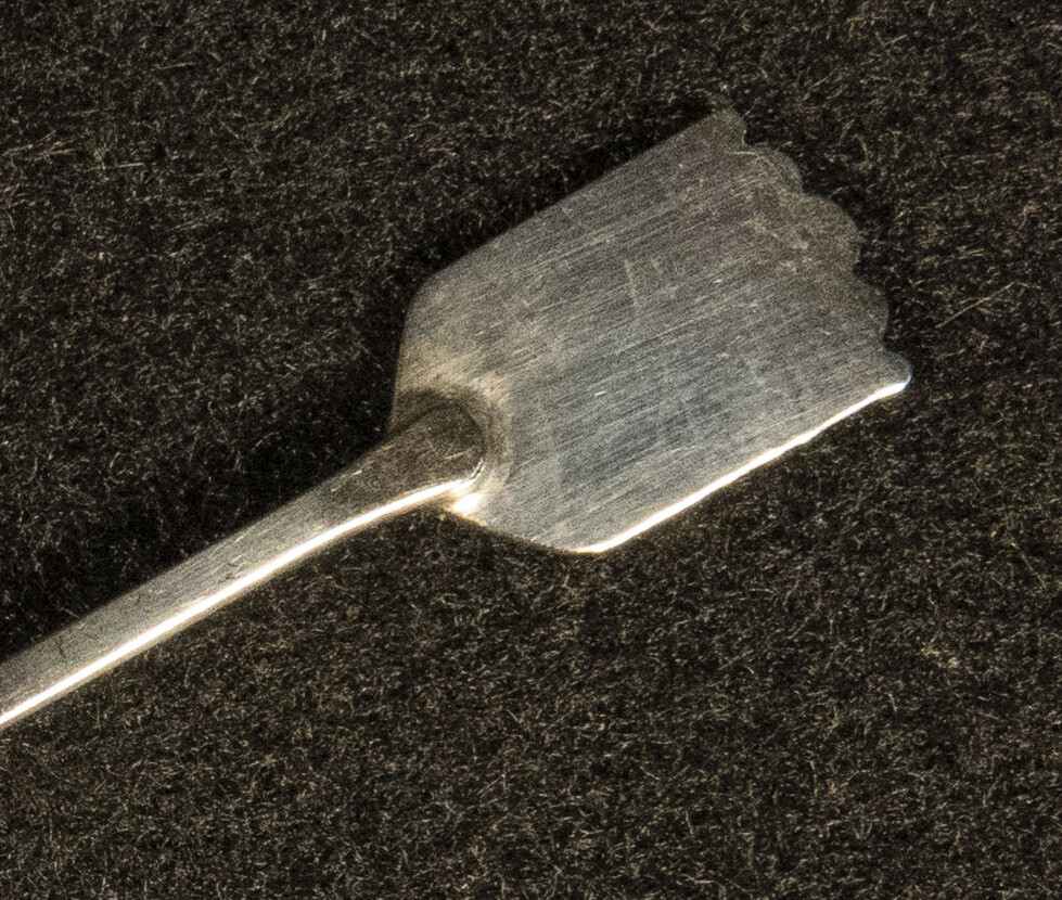 Souvenir Spoon 800 Silver Edinburgh 6.3g 4"