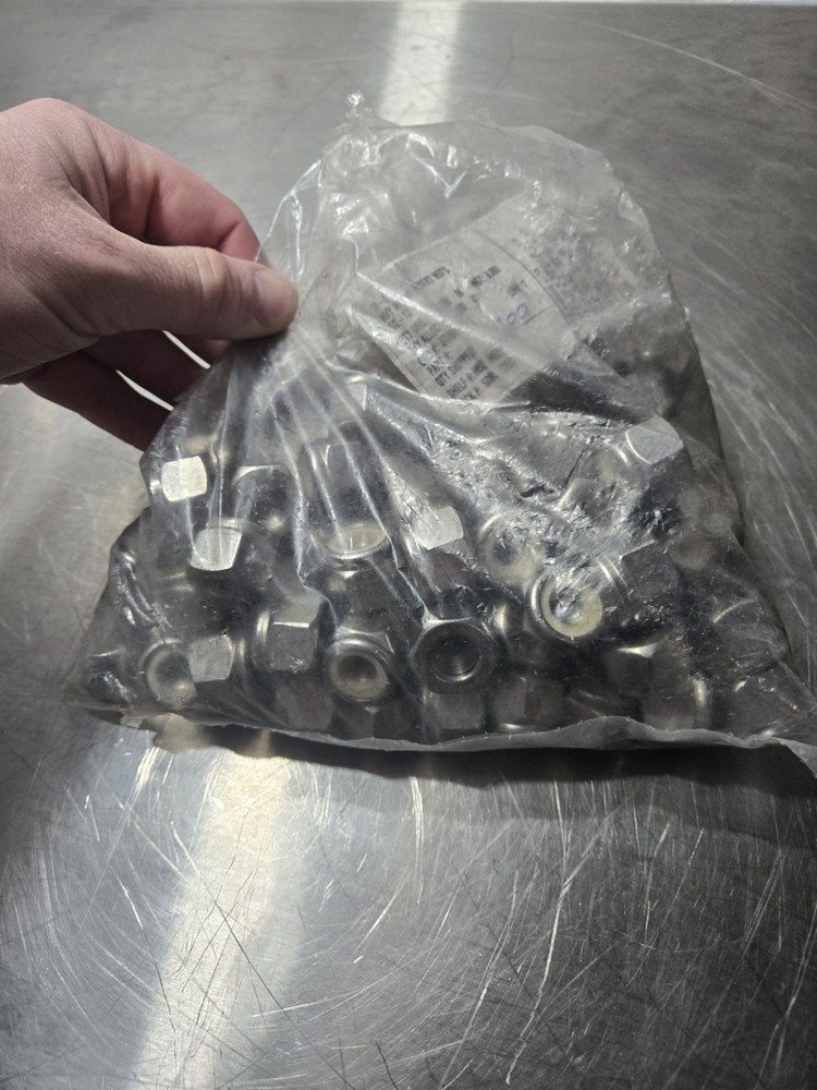 Hardware HEX NUTS NYLON INSERT 1/2-13 HEAVY LOCKNUT NUT 100 Pc