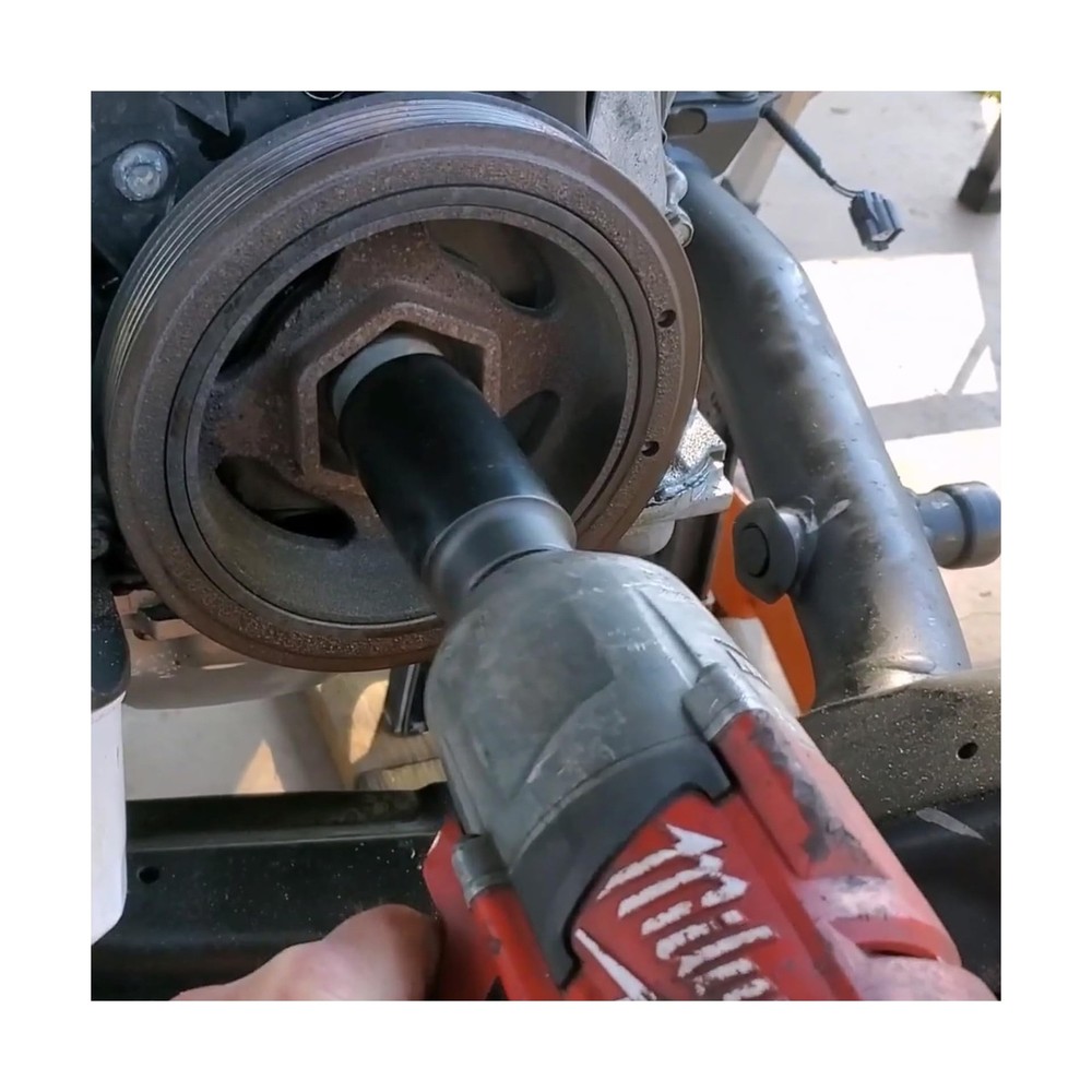 Harmonic Balancer Socket Tool 77080 for Honda 19mm Crank Bolt Socket, 3 Times...