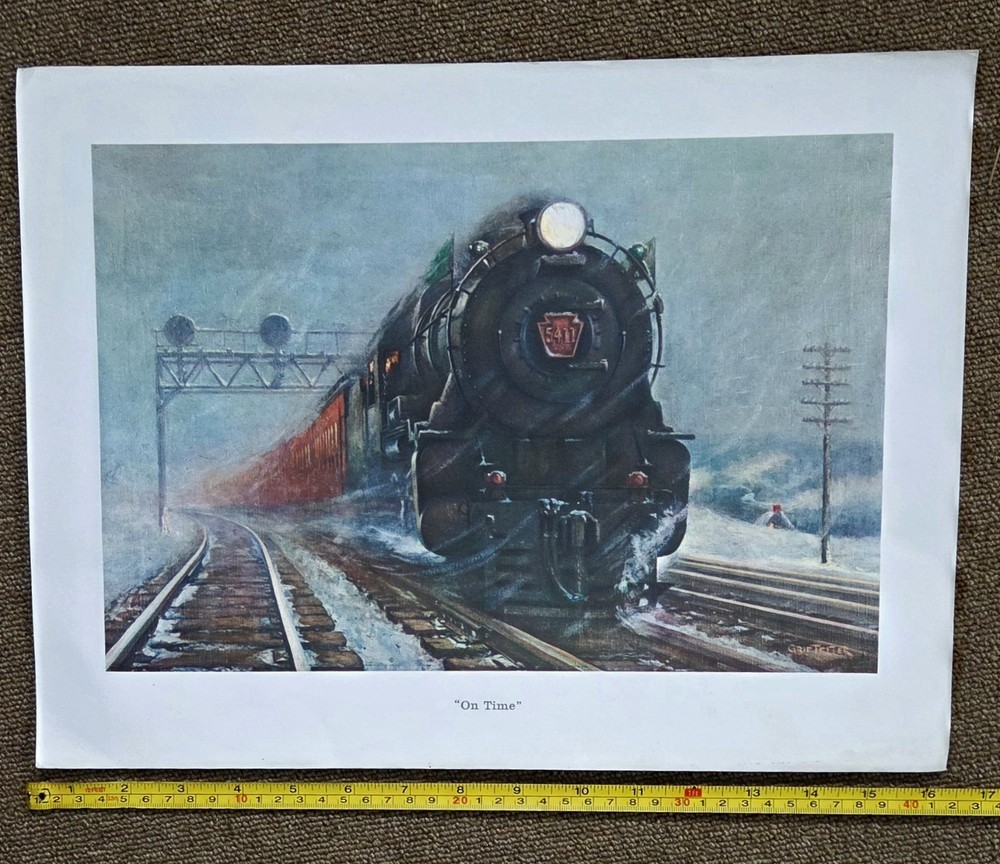 Griff Teller 12×16 Print "On Time"