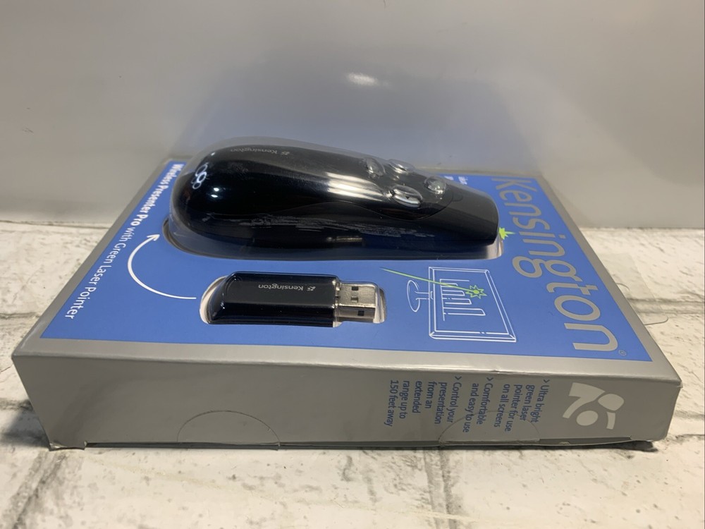 Kensington Presenter Pro Remote Green Laser Pointer - New (Other)