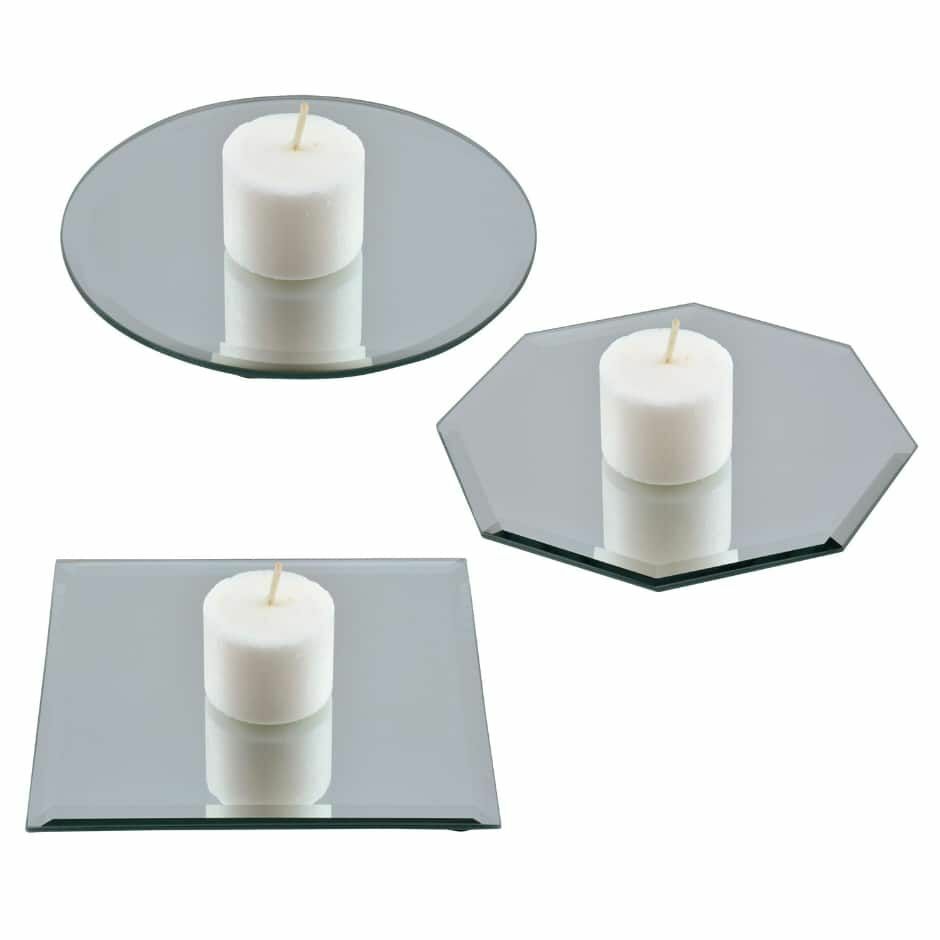 10" Beveled Mirror Collection ~~ Round ~ Square ~ Octagonal ~~ Individually Sold