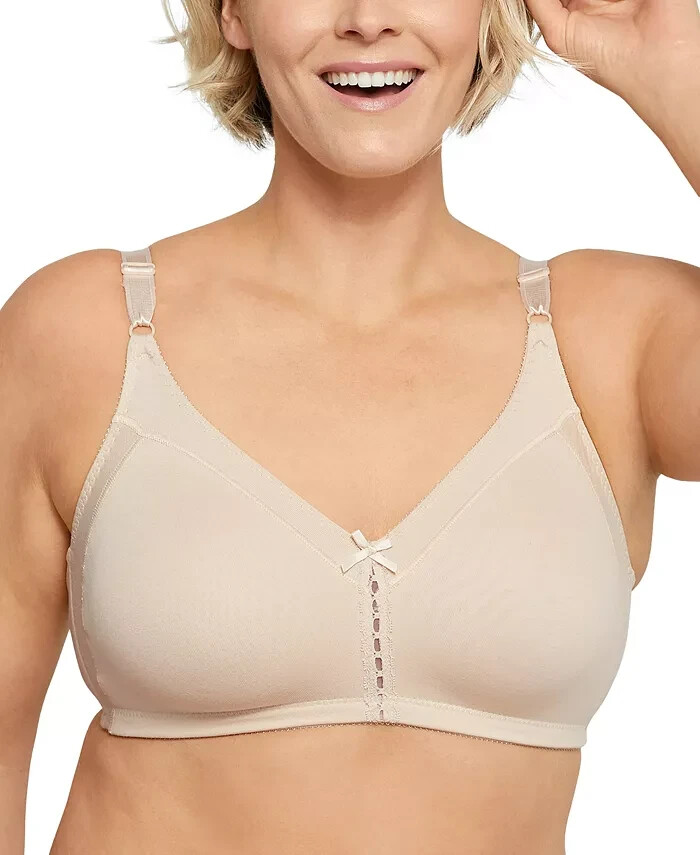 Bali Double Support Cotton Wireless Bra with Cool Comfort 3036 DF3036