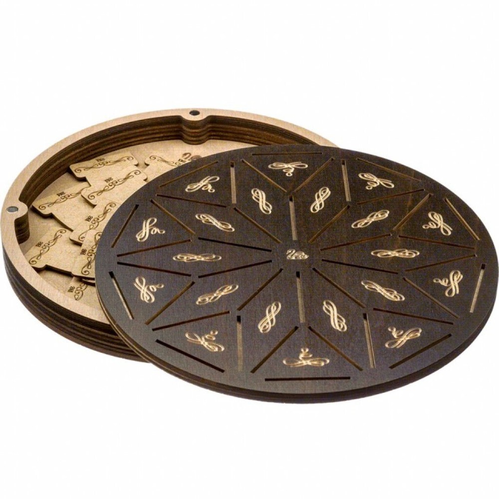 Plywood Needlework Box + 42 spools Needlework Organizer Thread/Floss organizer