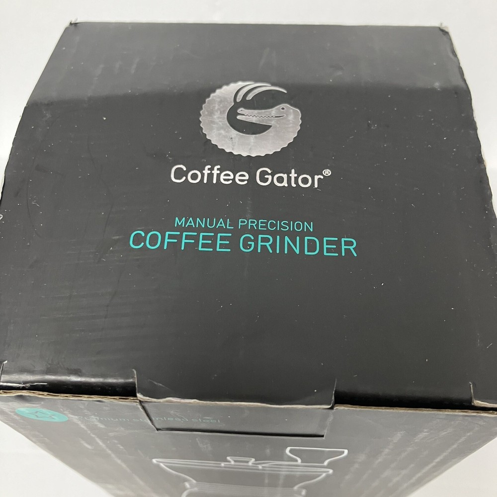 GATOR Manual Coffee Bean Mill Compact Adjustable Precision Hand Grinder NEW NIB