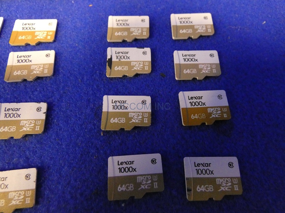 Lexar 1000x 64GB microSDXC Memory Card Qty 40