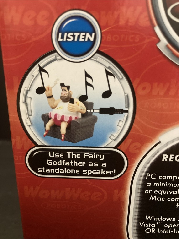 WowWee Robotics Chatterbot The Fairy GodFather Works w/ PC or Mac - Interactive
