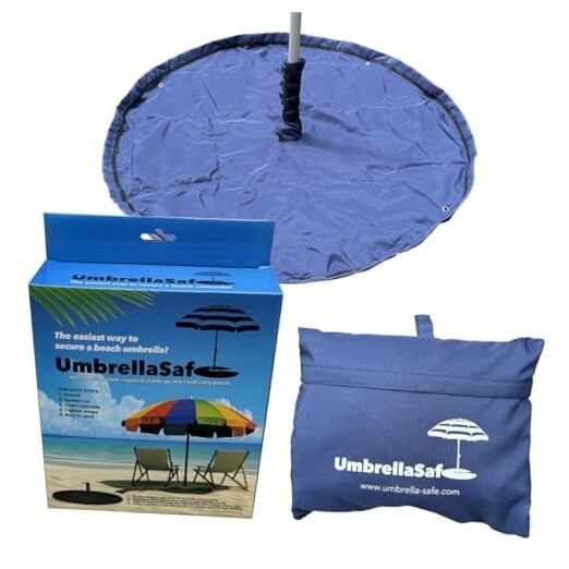 Beach Umbrella Anchor, No Digging, No Tools, No Hassle