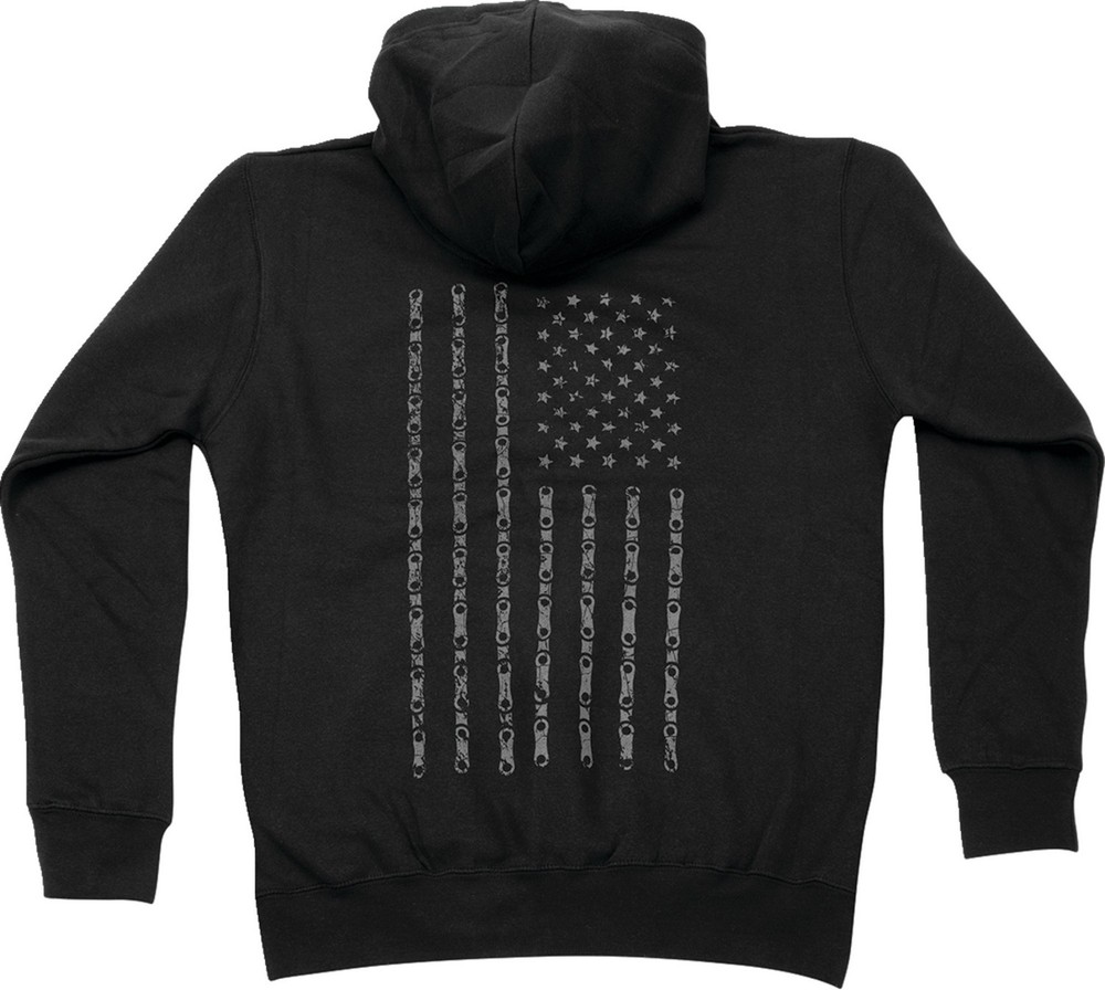 Z1R Merica Mens Pullover Hoody Black