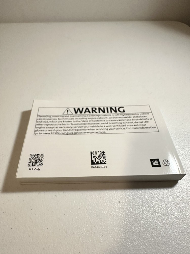 2019 GMC Savana Owner's Manual Set