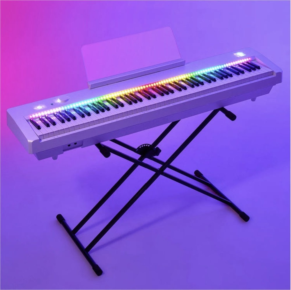 Samick K-POP KPOP Stage LED Light Up Digital Piano SP-L88 Electronic Keyboard